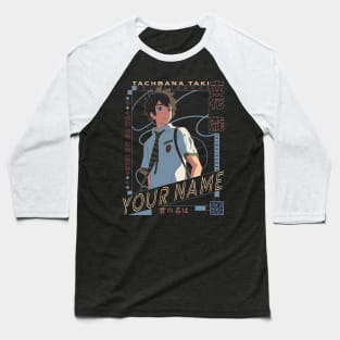 Tachibana Taki - Your Name | IKIGAISEKAI - V2 Baseball T-Shirt